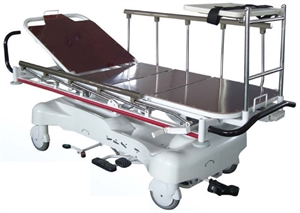 Image de Full-Length X-Ray Double Hydraulic Rise-And-Fall Patient Transport Stretcher