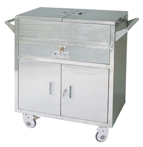 BT-SET006 Easy clean and move stainless steel emergency medical trolleys