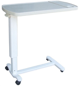 Height Adjustable Over Bed Table Medical Hospital Furniture ABS Plastic の画像