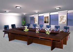 Picture of conference table