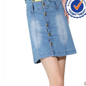 Picture of 2013 new arrival fashion design 100 cotton fashion lady jeans skirt JK012