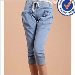 Picture of 2013 new arrival fashion design wholesale capri jeans for woman LC007