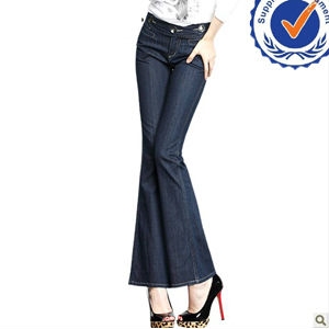 2013 new arrival fashion design 100 cotton fashion lady flare jeans LJ029