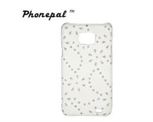 Image de Sticker and inset diamonds samsung protective cases for Samsung i9100 galaxy S2