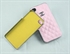 Highly Protect iPhone4 Leather Cases With Chanel Brand Plating PC Border の画像
