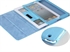Picture of Blue Super Light weight PU Leather Foldable Case for Mini iPad with Waterproof Function