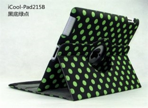 Picture of Cute colorful Spot style leather cover cases for ipad2