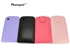 Purple / black pretty PU leather protectective case for blackberry 9900 cellphone