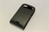 Picture of Black PU Leather Hard Back Covers Cases Skin for Blackberry 9900 Mobile Phones