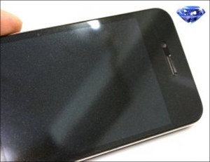 HD Anti Fingerprint Diamond Touch Screen Protective Film for iPhone 4G の画像