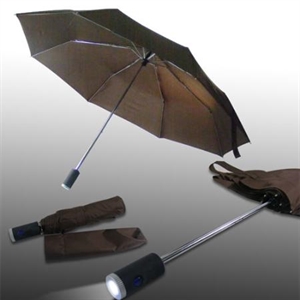 Picture of torch LED Light folded /fold/folding Umbrella