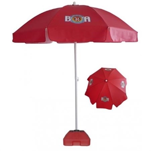 36inch outdoor beach parasol with logo の画像