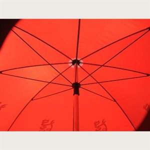 Picture of black steel frame coca-cola red beach umbrella sun umbrella parasol