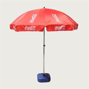Picture of coca-cola brand beach umbrella sun umbrella parasol