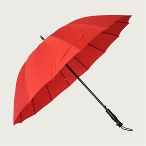 27inch*16K promotional straight umbrella/Red golf umbrella