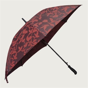 Picture of flower patten fabric straight umbrella/umbrella for lady