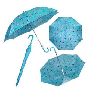 Picture of Cartoon pattern fabric kids straight umbrella