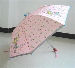 Picture of Cartoon kids 2 folding umbrella for girls