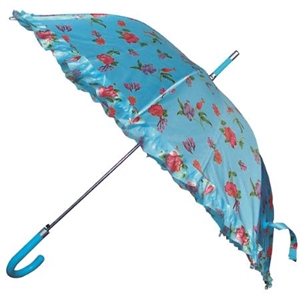 Picture of Walking stick kids straight umbrella for girls