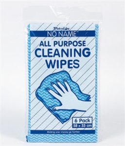 6PCS CLEANING WIPES