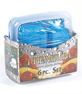 Picture of 6PC PLASTIC FOOD CONTAINER